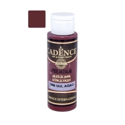 CADENCE Farba akrylowa półmatowa Premium 70ml / 1256 / CZERWONY BRĄZ / ROSE TREE